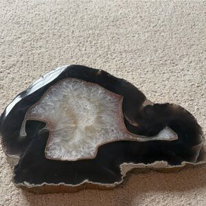 Black and White Agate Slice